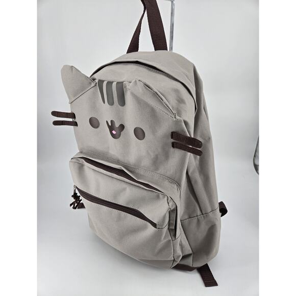 Isaac Morris Ltd Pusheen Cat Face Backpack Beige Pink 2016 - Picture 5 of 10